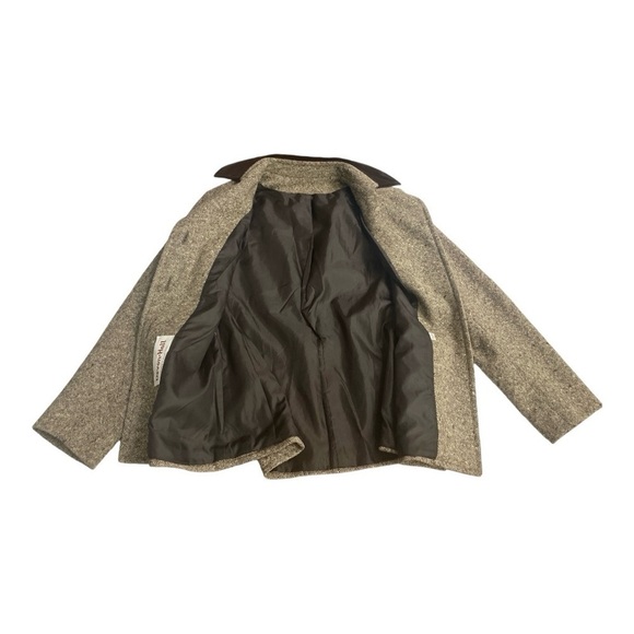 Devon Hall Brown and Cream Tweed Jacket. Vintage. - Picture 7 of 11